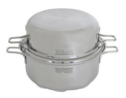 2 Qt. Sauce Pan inverts over 3 Qt. Sauce Pan